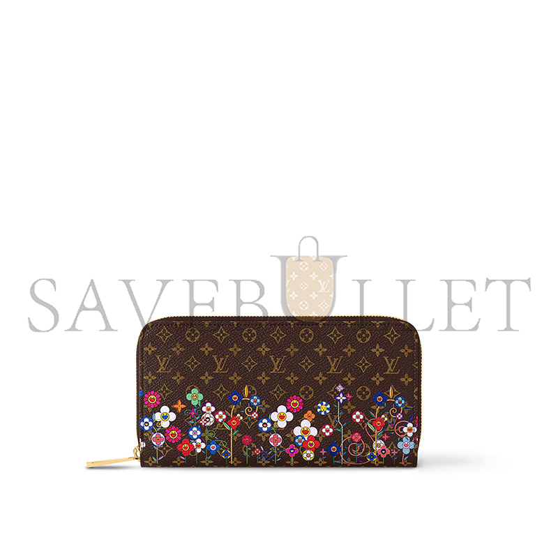 l**is V*t*n murakami lv × tm zippy wallet m14162 (19.5*10.5*2.5cm)